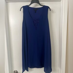 BCBGMAXAZRIA Women's Alie Sleeveless A Line Dress with Lace size Small